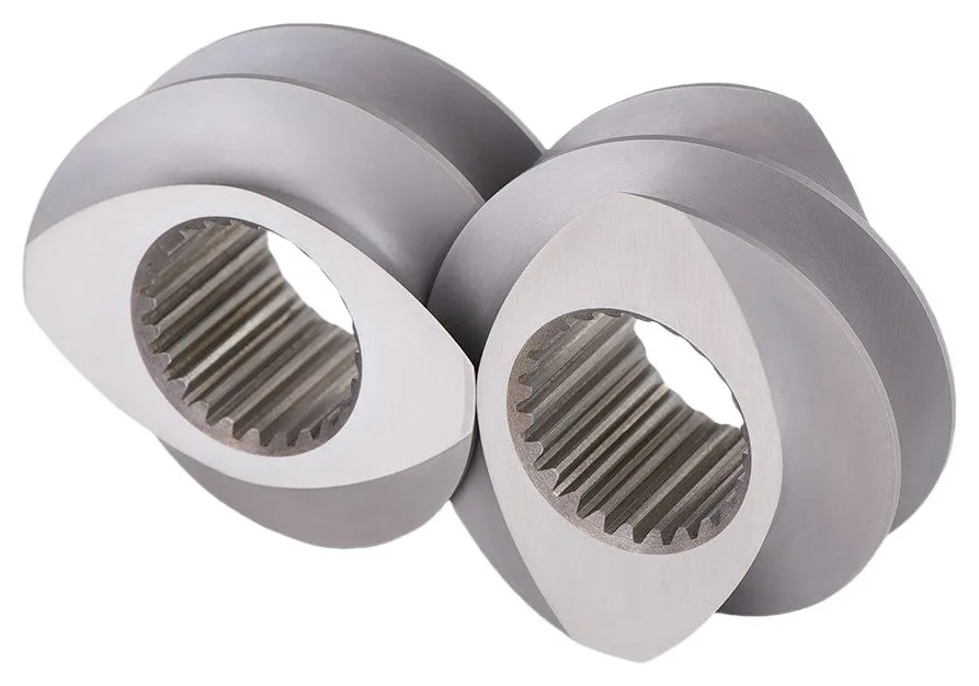 Yoğurma Elemanı (Kneading Screw Element) — KB ailesi; disklerin şaşırtma açısı karıştırma ve taşıma karakterini değiştirir